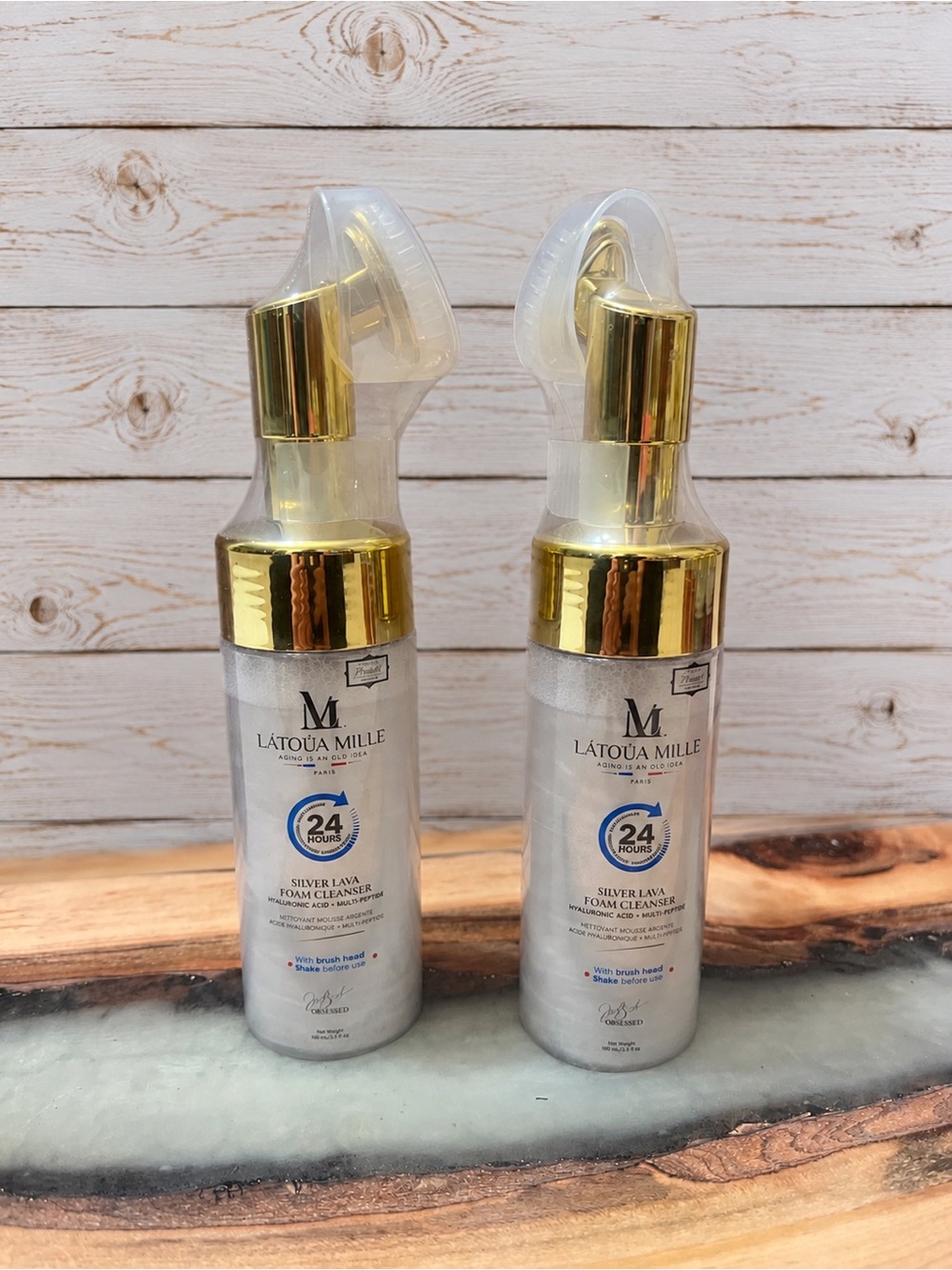 Latoua Mille Hydrating Facial Cleansers w/Brush Heads